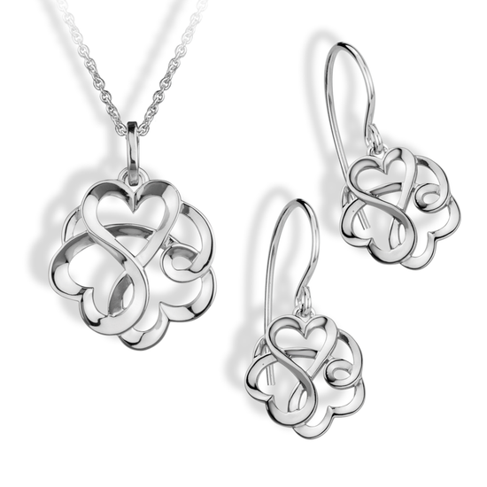 Entwined Hearts Earrings