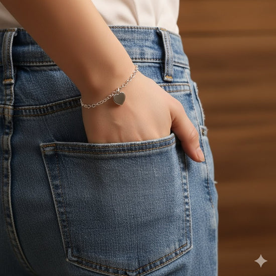 Heart Charm Bracelet