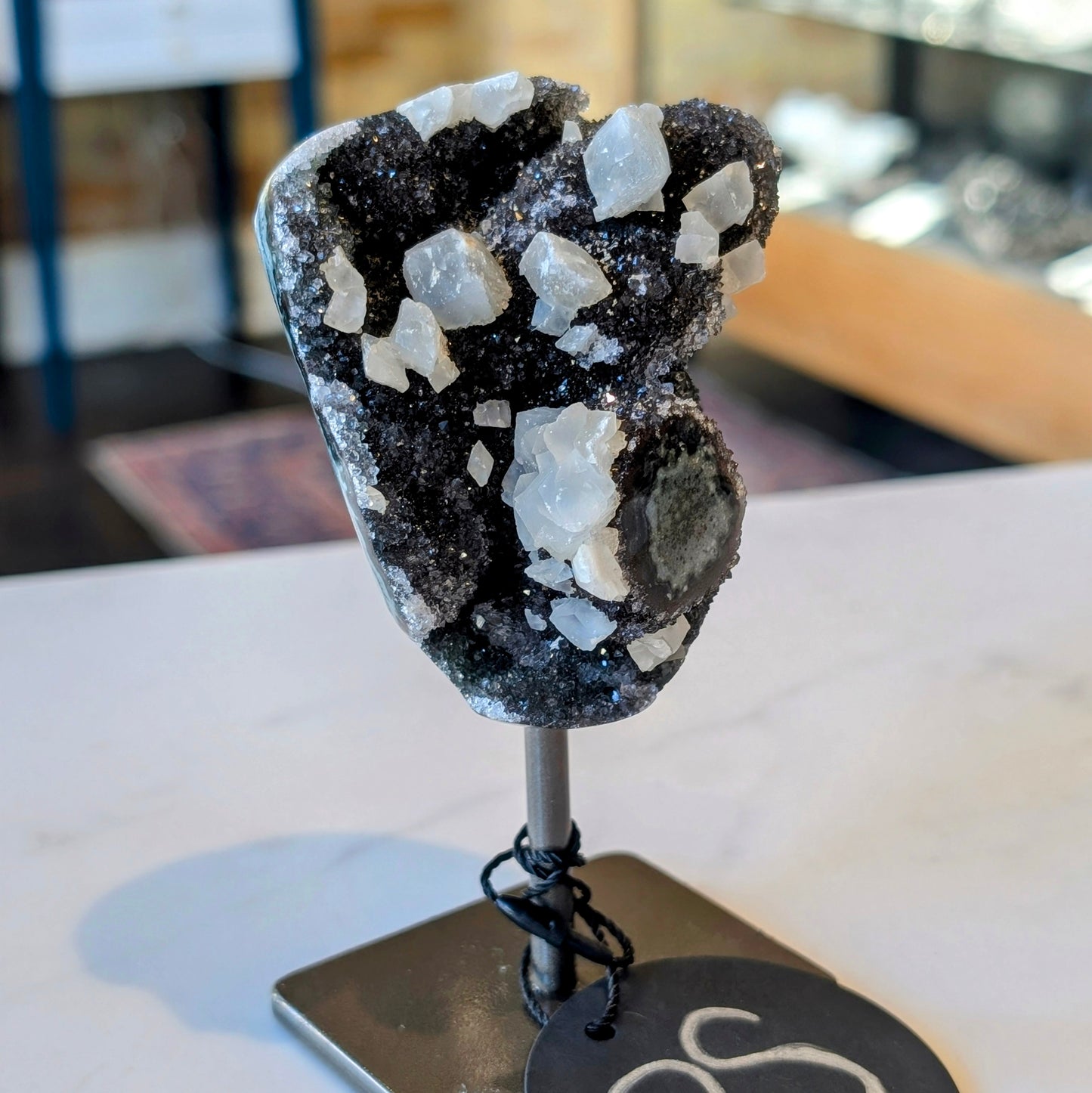 Mini Geode on Stand