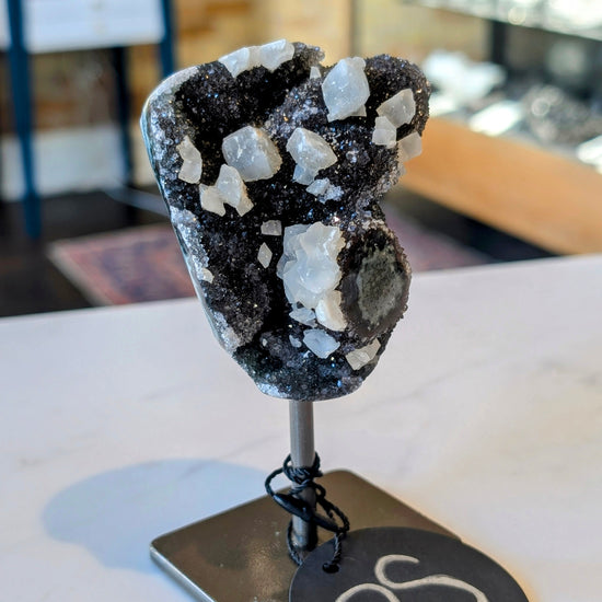 Mini Geode on Stand