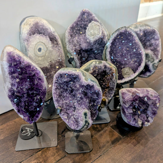 Amethyst Geode on Stand