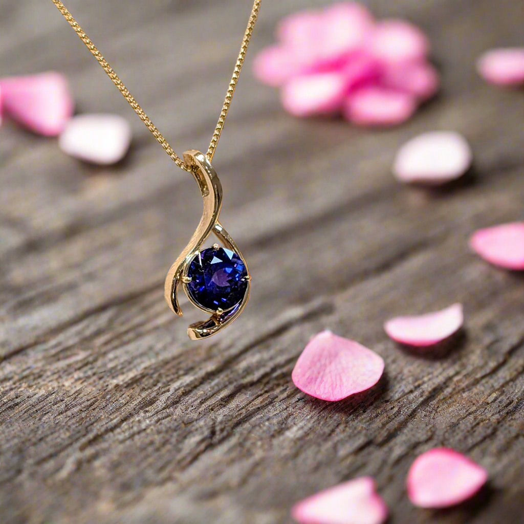 Tanzanite Swoop Pendant