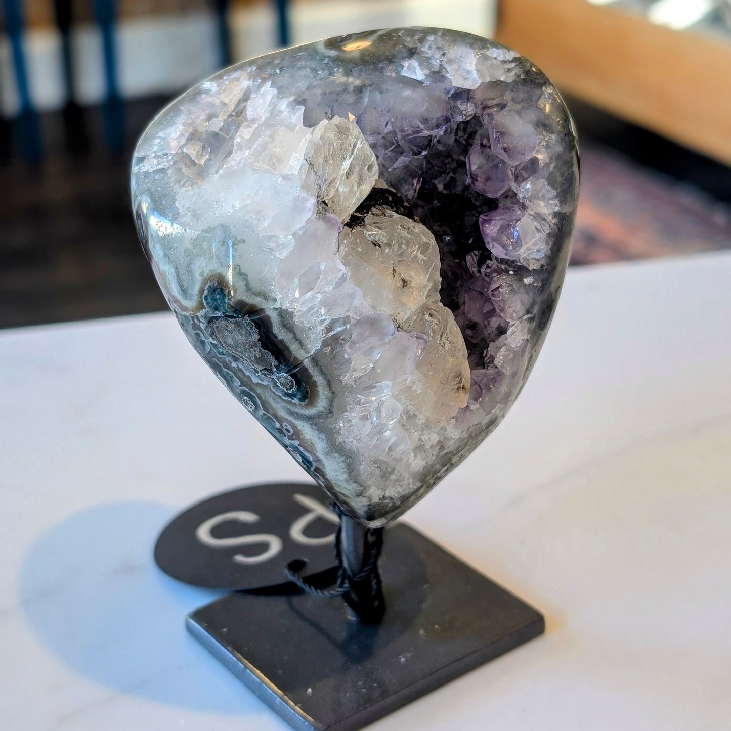Mini Geode on Stand
