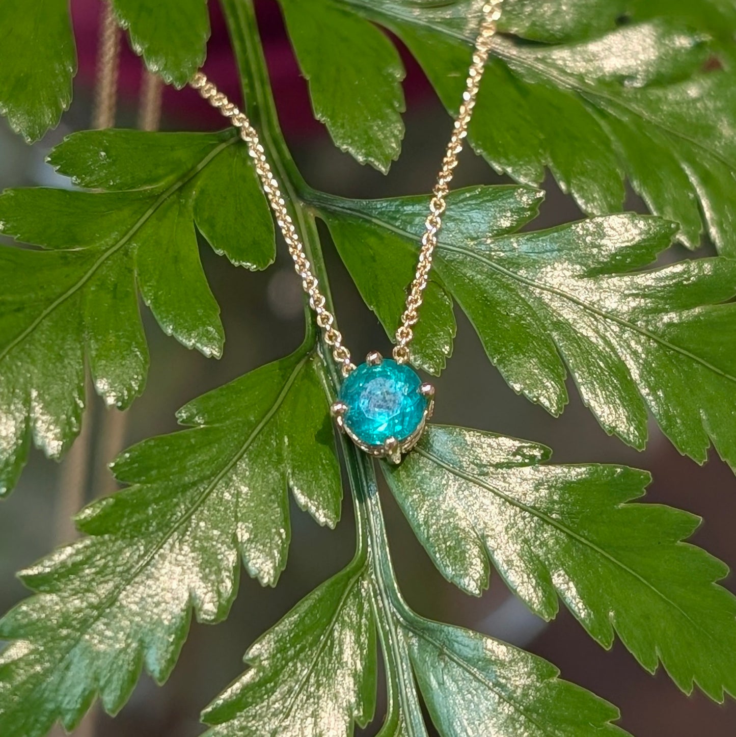 Emerald Solitaire Pendant