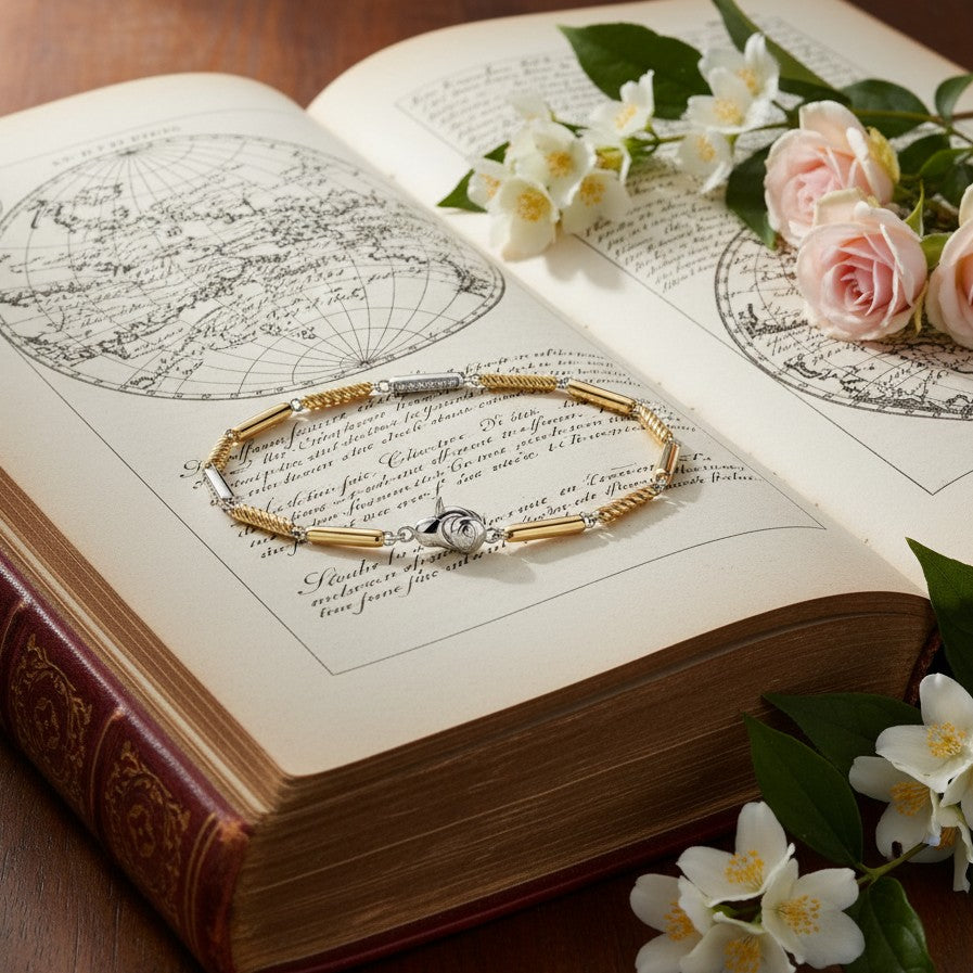 Rope and Pavé Bracelet
