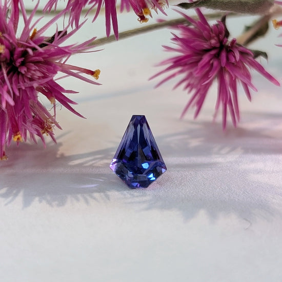 Coffin Cut Tanzanite, 1.24ct
