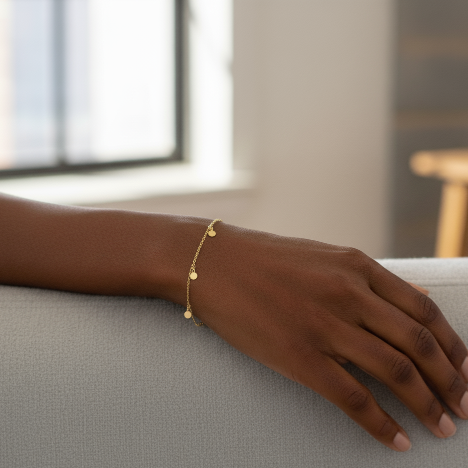 Circle Disk Station bracelet