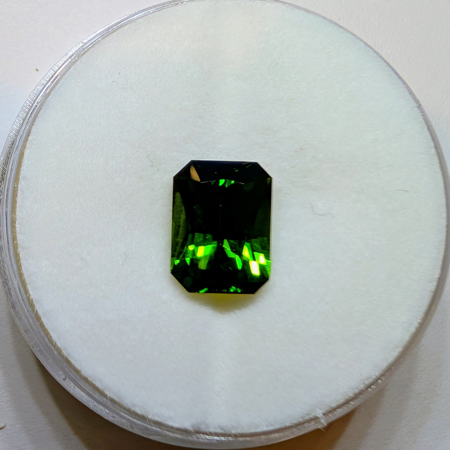 Emerald Cut Diopside, 1.54cts