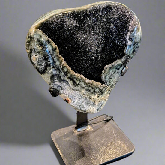Smoky Glitz Druzy