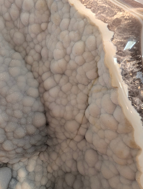 Dreamy Blue & Grey Druzy Geode