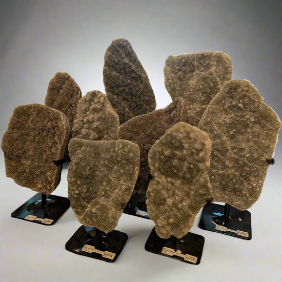 Grey Druzy Geodes