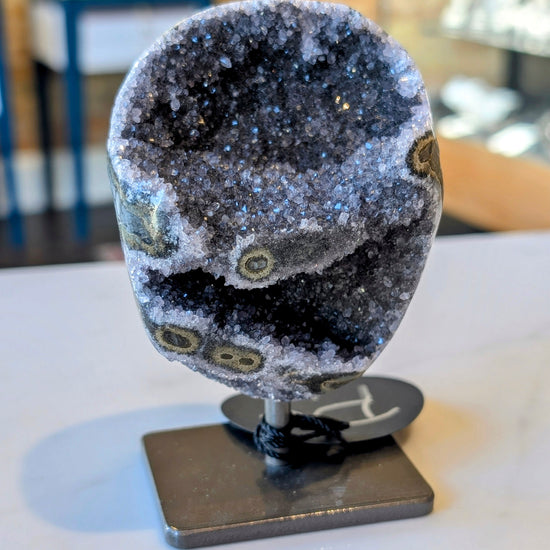 Mini Geode on Stand