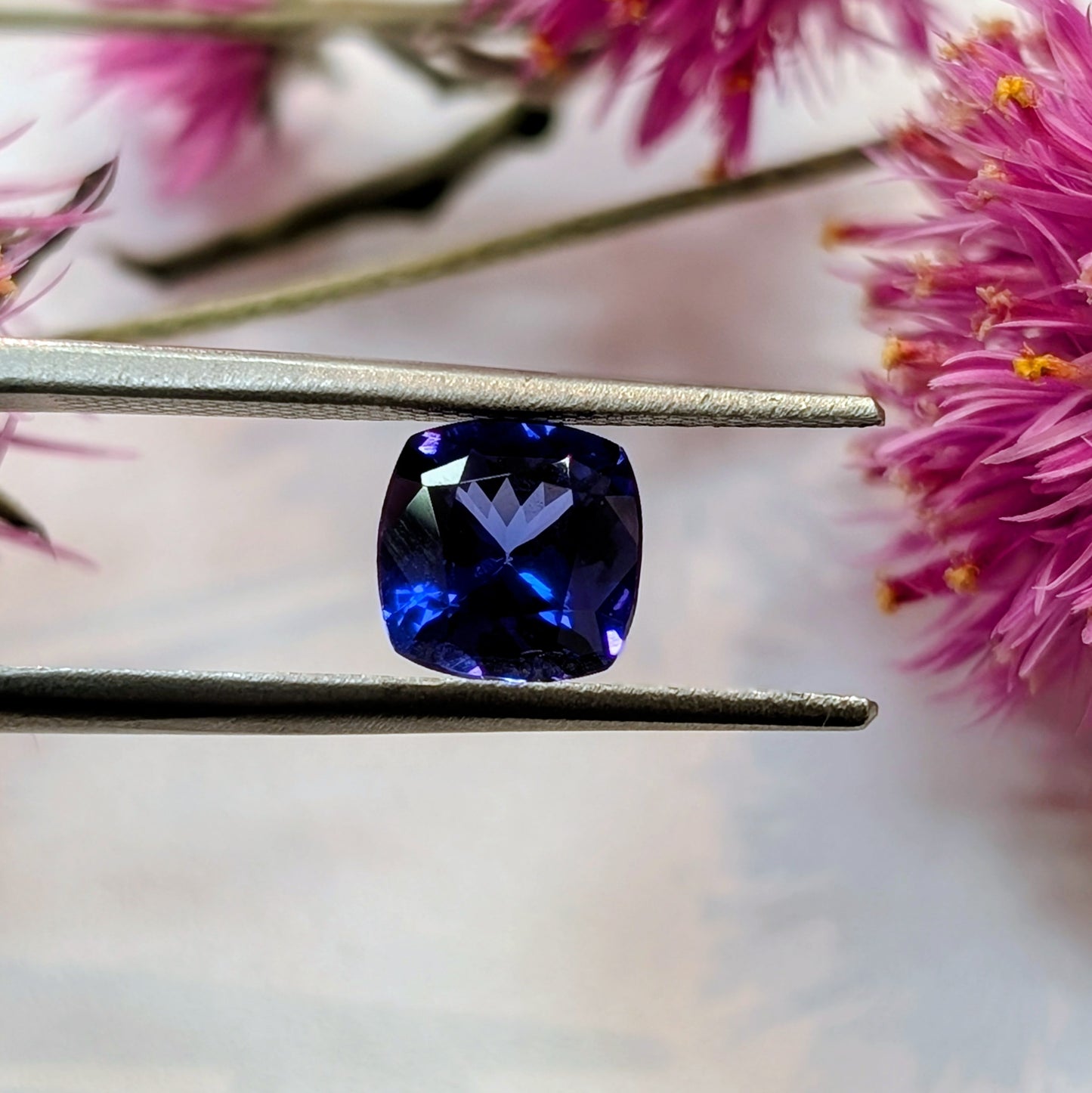 Cushion Cut Tanzanite, 1.74ct