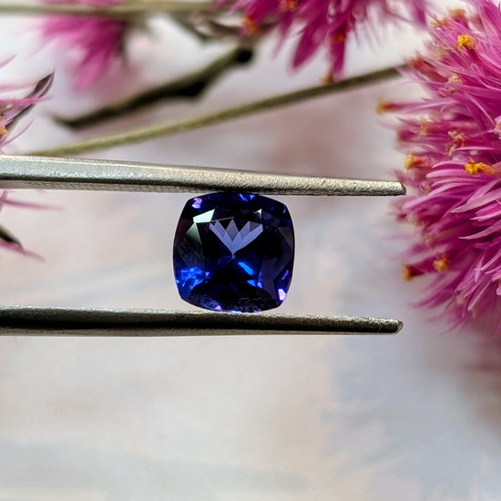 Cushion Cut Tanzanite, 1.74ct