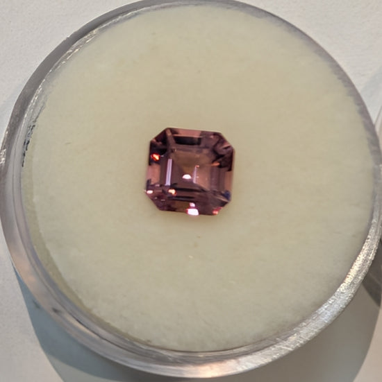 Square Emerald Cut Coral Spinel