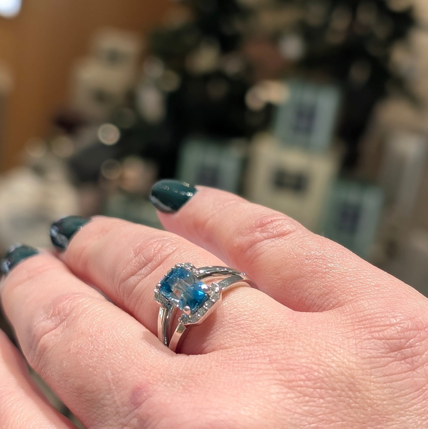 The "Patricia" Bi-color Zircon Ring