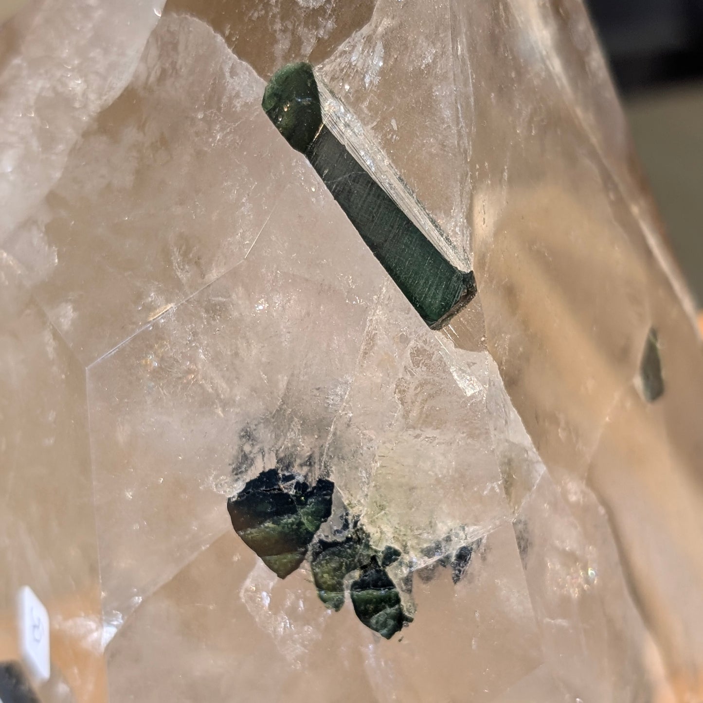 Citrine with Tourmaline