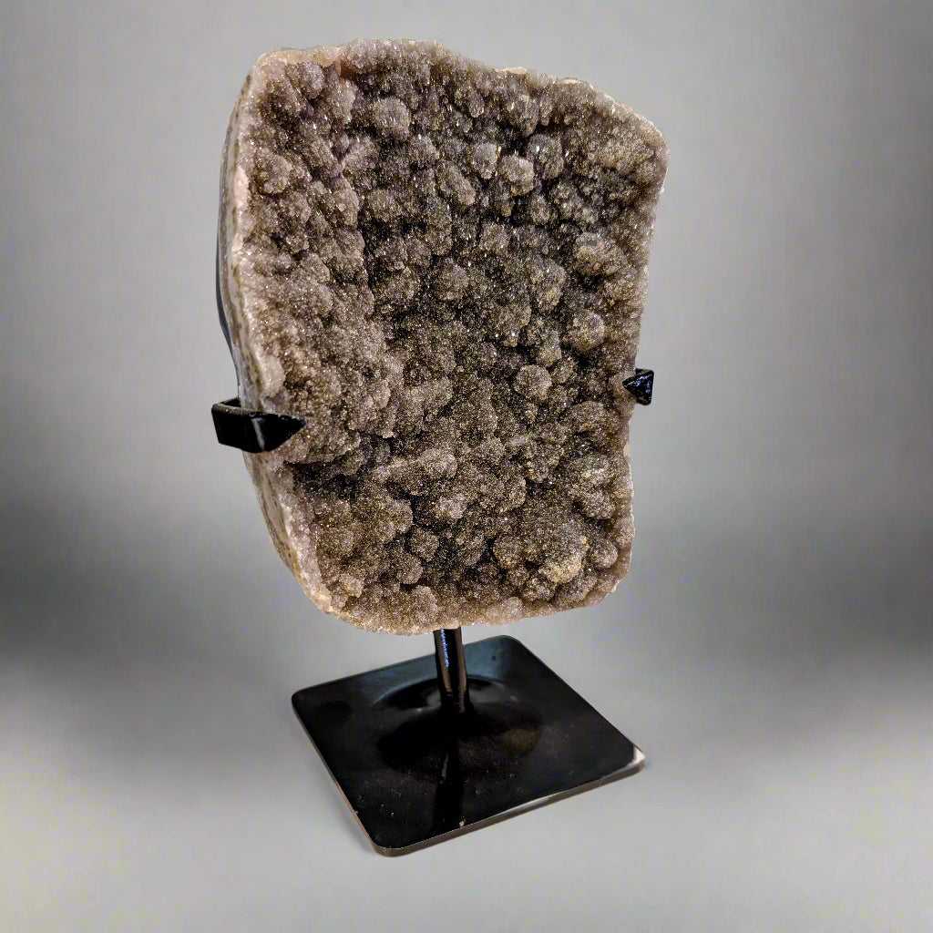 Grey Druzy Geodes