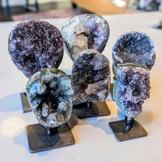 Mini Geode on Stand