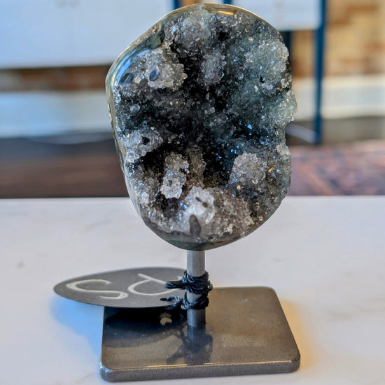 Mini Geode on Stand