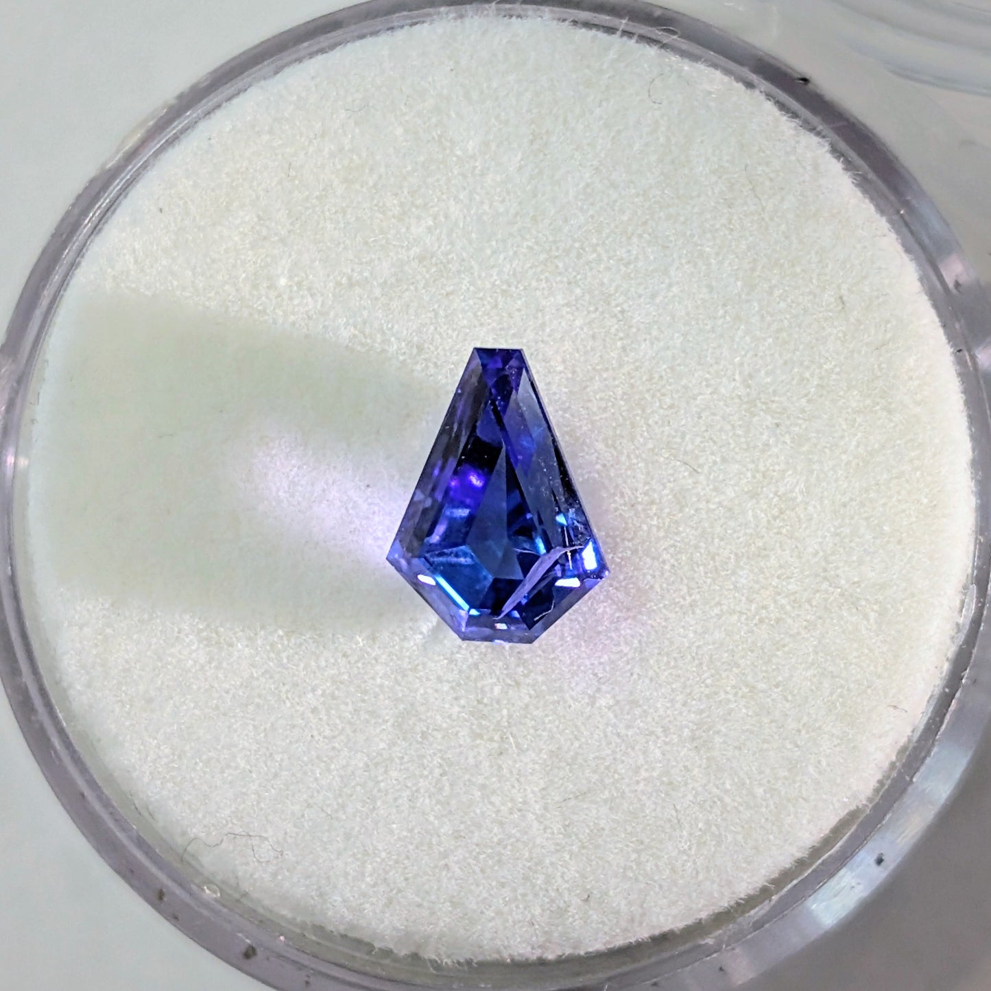Coffin Cut Tanzanite, 1.24ct
