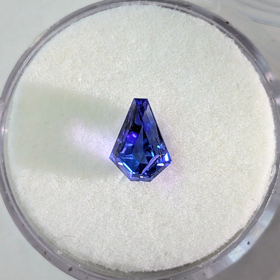Coffin Cut Tanzanite, 1.24ct