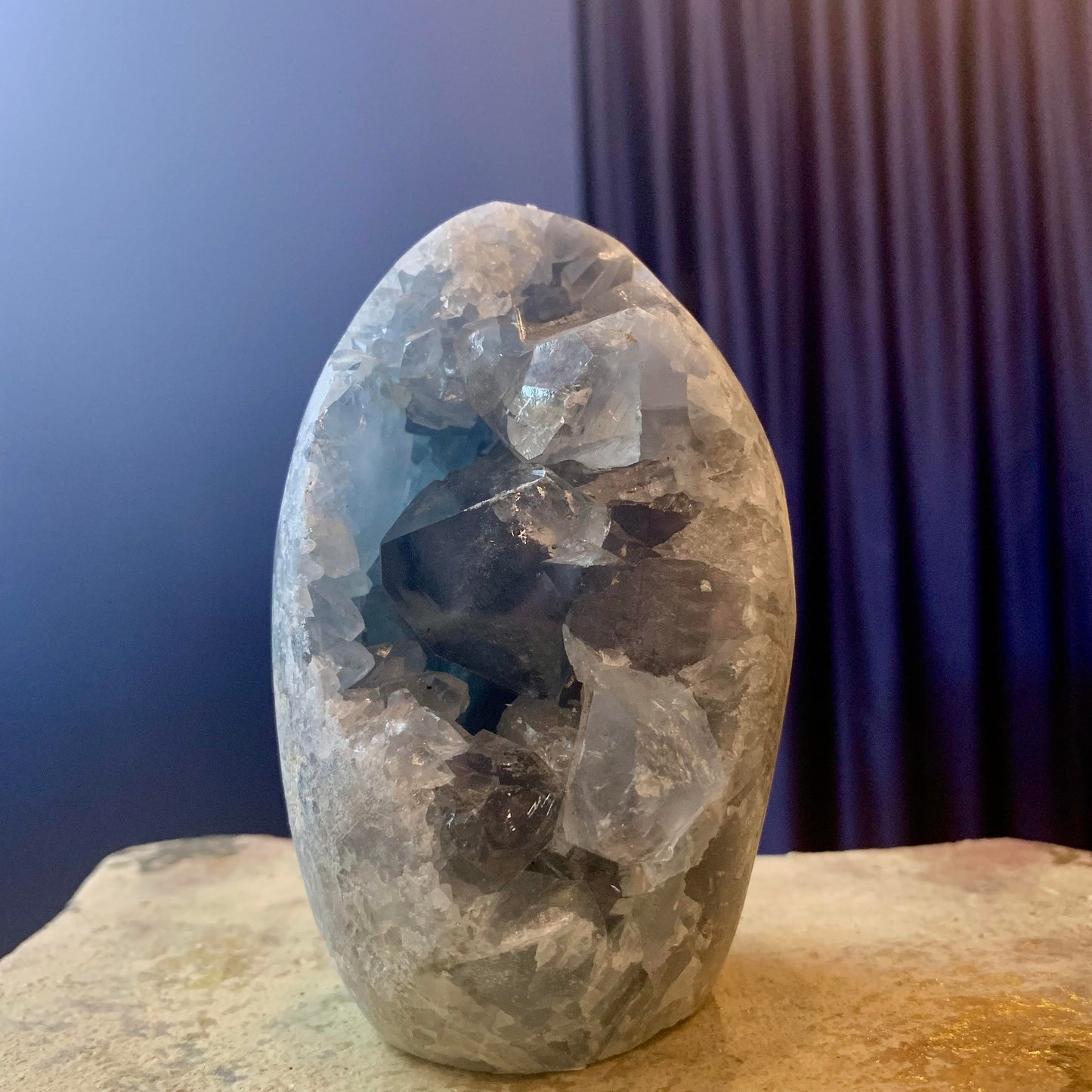 Small Celestite Egg Geode