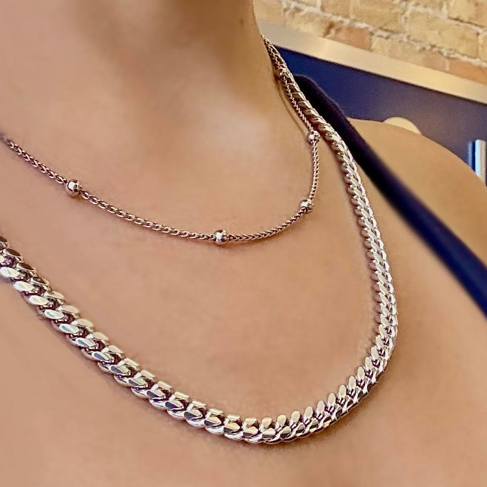 Domed Curb Link Chain