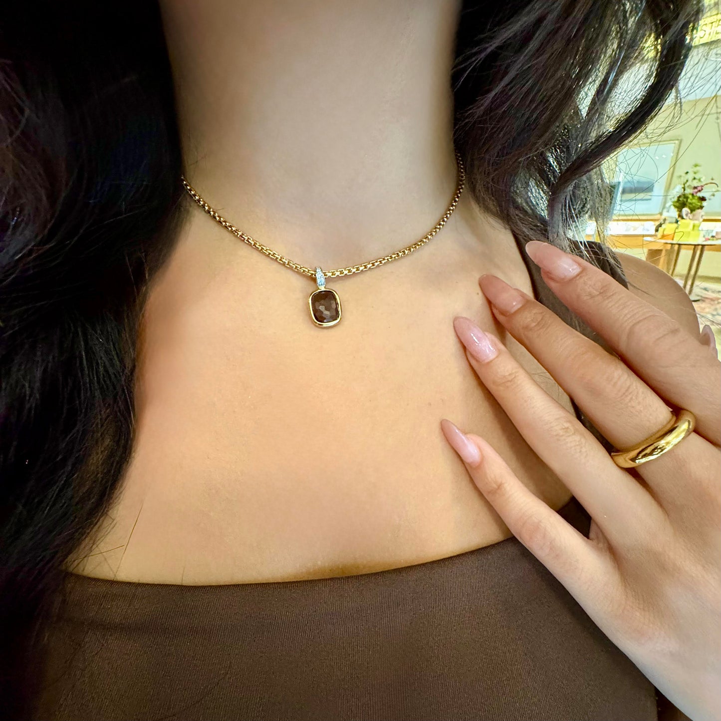 'Smoky' Pendant