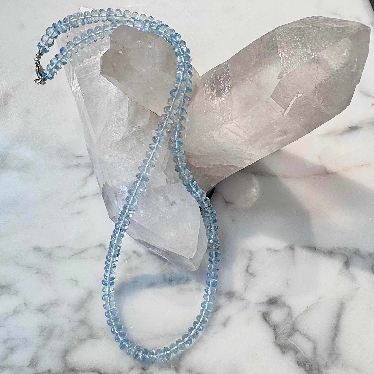 Aquamarine 20" Bead Strand