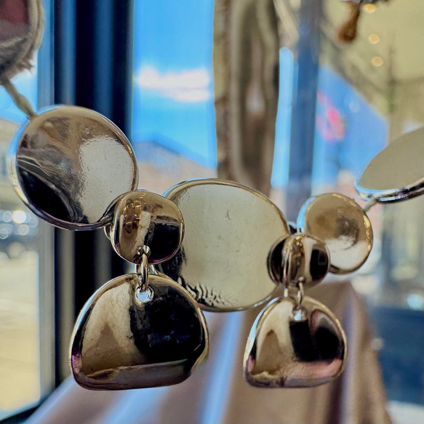 Double Circle Earrings