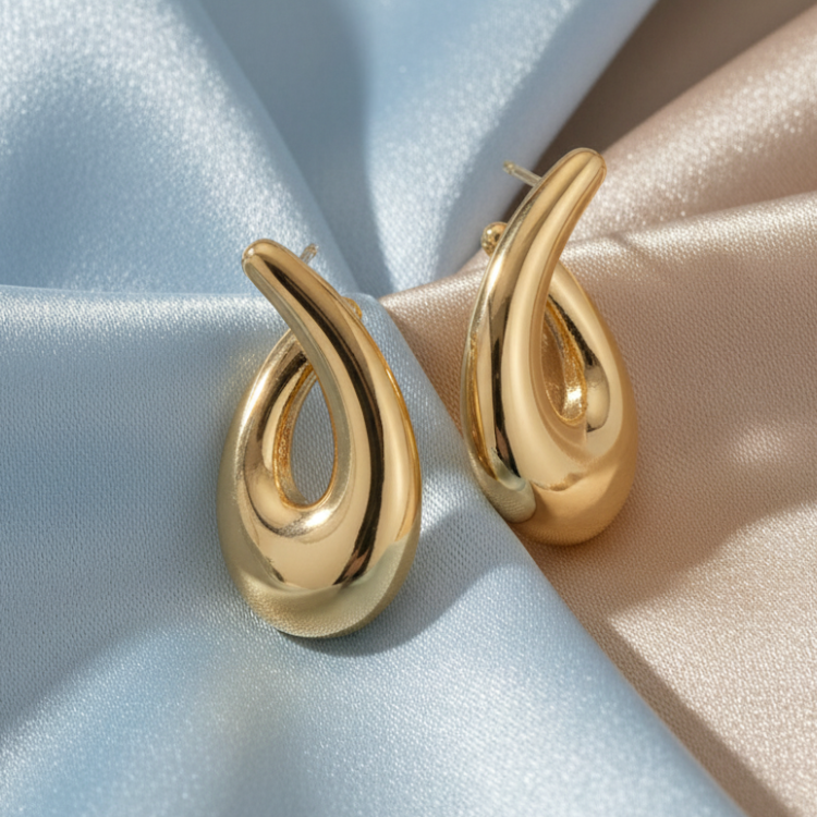 Domed Drip Earrings